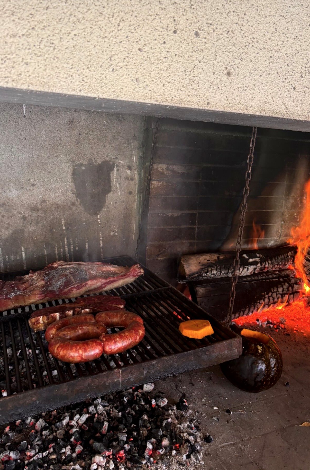 Brace viva per l'asado argentino Auris